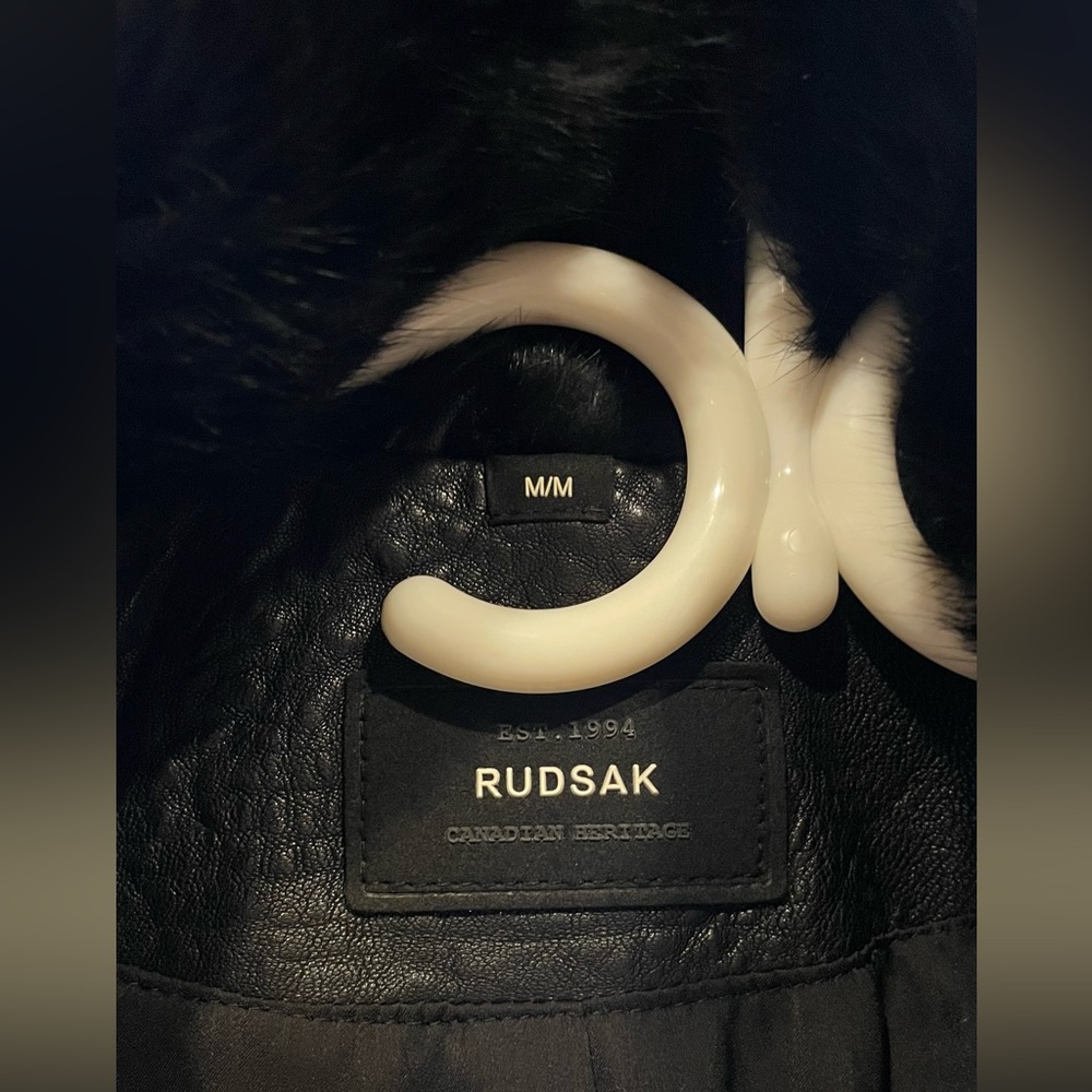 RUDSAK Leather Jacket (tear in arm hole) - Picture 3 of 4